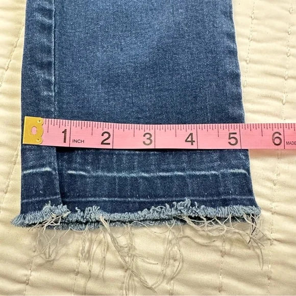 Juicy Couture Y2K Los Angeles California Dark Blue Distressed Skinny Jeans - Picture 6 of 13